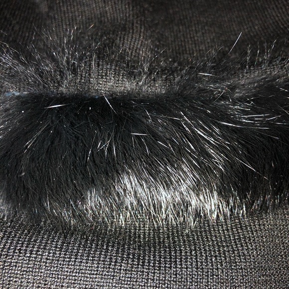 Due Per Due Cardigan with fur trim - Picture 4 of 6